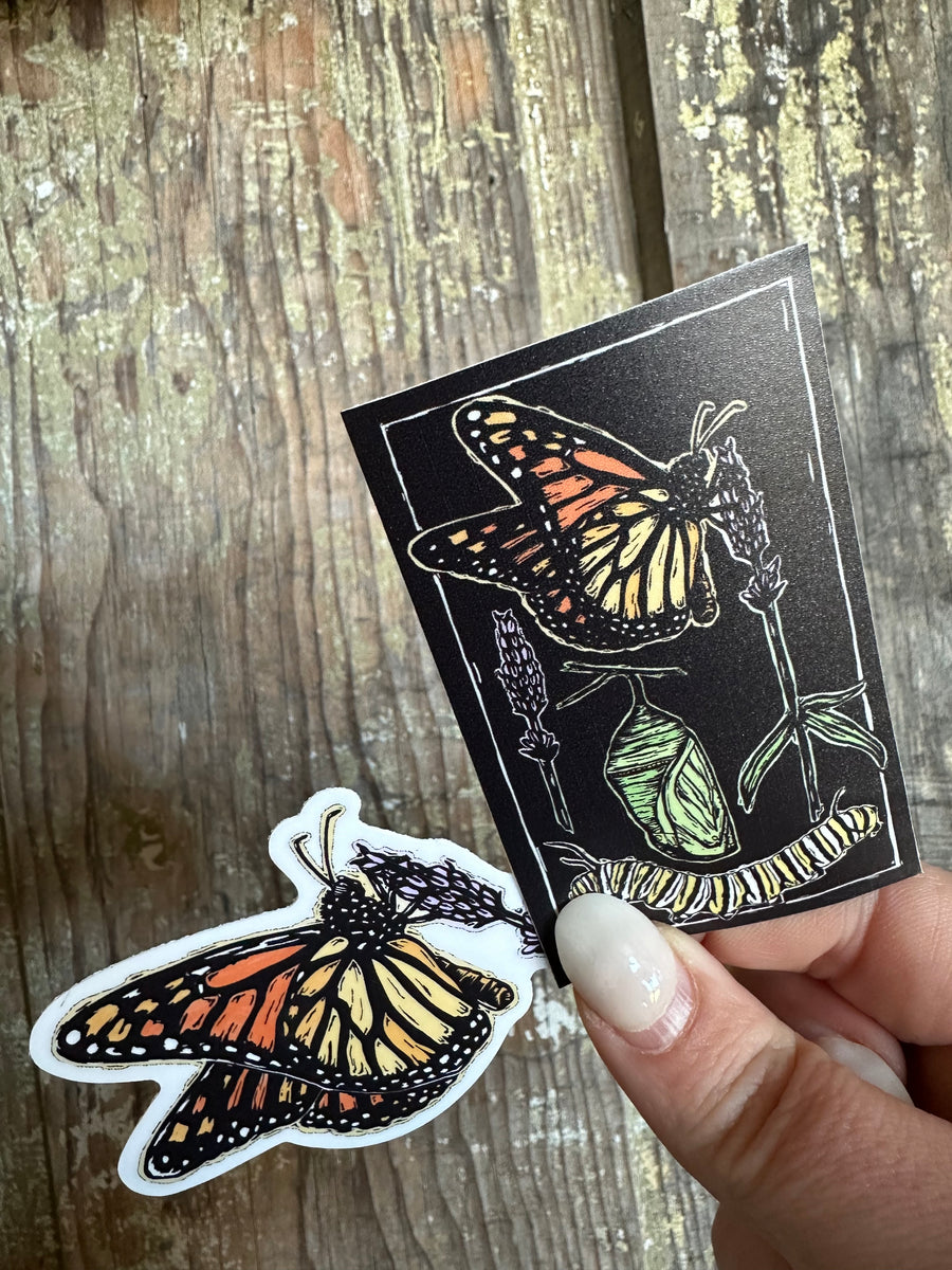 Monarch Stickers – Hartman Lavender Garden