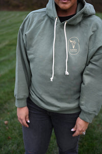 Oversized Green Conservation Hoodie