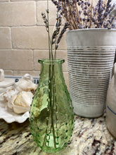 Load image into Gallery viewer, Green Betty Textured Glass Jar
